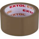 EXTOL Lepiaca páska tichá PP akryl, 48 mm x 66 m Hnedá
