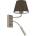 Luminex Настенна лампа ARDEN 1xE27/15W/230V + 1xG9/8W бежова/кафява (LU4654)