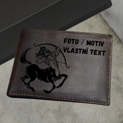 Elegantní pánská peněženka WILD SLIM z pravé kůže nabízí možnost personalizace přesně podle vašeho přání