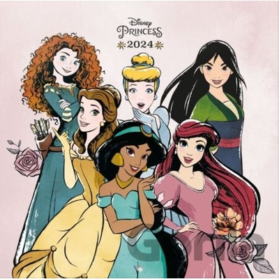 Oficiální nástěnný Disney s plakátem Princezny 30 x 30 60 cm 2024