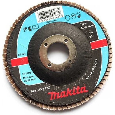 Makita P-65193 Lamelový kotúč 125x22,23 K80
