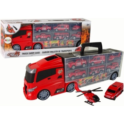 Lean Toys Hasičský vůz Odtahovka Set