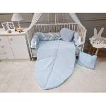 Babyhome Луксозен бебешки комплект кадифе Цвят Син
