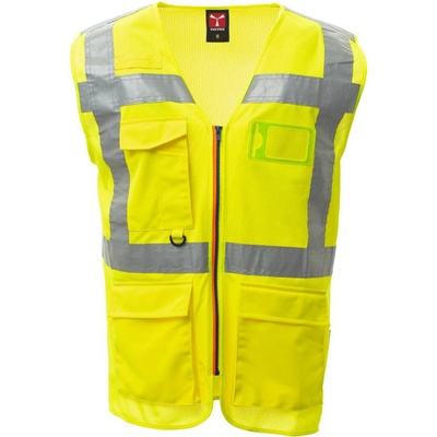 Payper EXTRA MESH reflexná vesta Fluorescent yellow