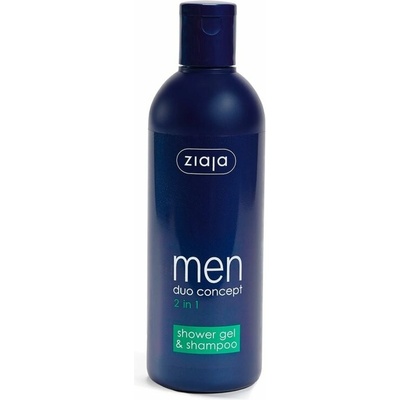 ZIAJA 2v1 sprchový gél a šampón pre mužov 300 ml
