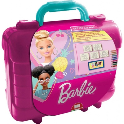 Multiprint Vícetiská cestovní sada razítek Barbie s více potisky