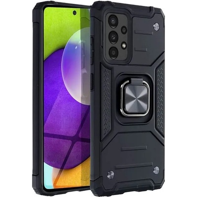 GKK Калъф със Стойка-Пръстен за Samsung A22 5G, Armor Style Case, Черен (5903396159114)