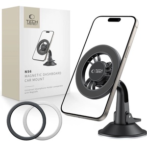 Tech-Protect n56 magnetic magsafe dashboard shrt car mount black (5906302360925)