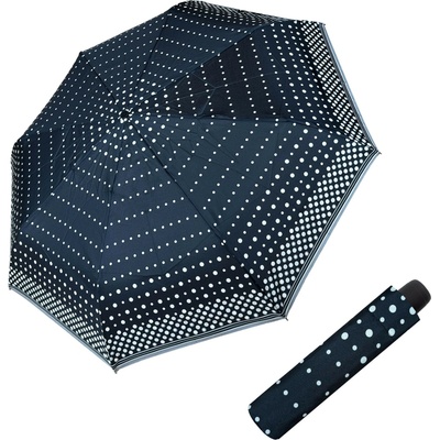 Derby Hit Mini Dots dámský skládací deštník black
