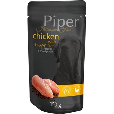 Dolina Noteci Platinum Pure Chicken and Brown Rice пилешко и кафяв ориз, при чувствителна храносмилателна система 150gr