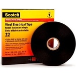 3M 22 Scotch Изолационна PVC лента, черна, 38 mm x 33 m (7000031345)