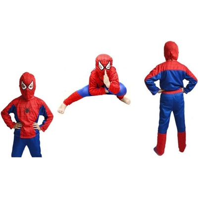 Spiderman 3 dílný set červeno-modrý