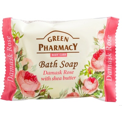 Green Pharmacy Damask Rose toaletne mydlo s bambuckym maslom 100 g