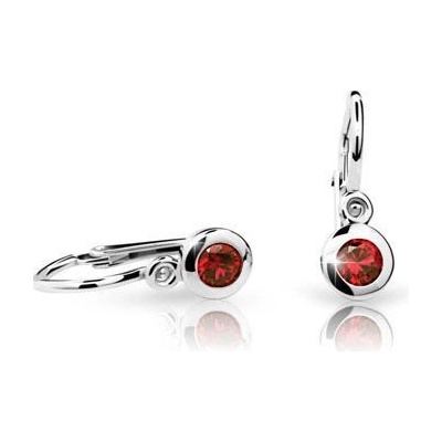 Cutie Jewellery dětské zlaté C1537B Ruby Dark