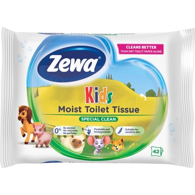 ZEWA VLHČENÝ KIDS 42KS