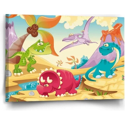Sablio Obraz Dinosauri 5 - 90x60 cm