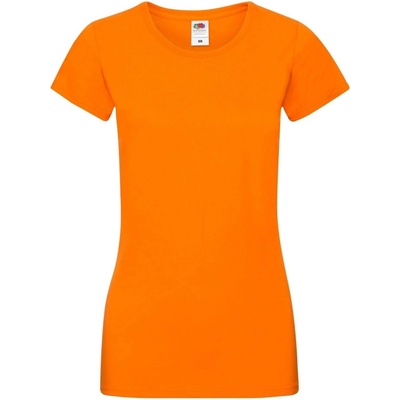 LadyFit Sofspun T shirt 614140 100% Cotton 160g/165g oranžová