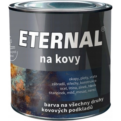Eternal Na kovy antikorozní barva na kov 410 palisander, 0,7L