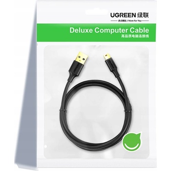 Ugreen US132 USB - mini USB, 0,5m, černý