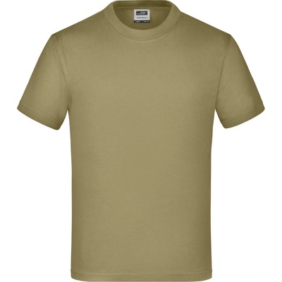 James & Nicholson tričko detské JN 19 khaki