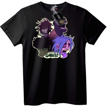 NOONEBRAND Тениска Gorillaz карикатурни герои - 2XL, White