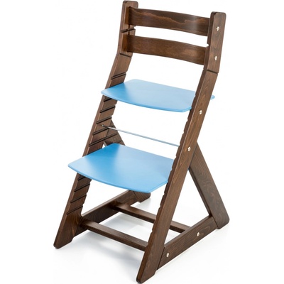 Hajdalánek Rostoucí židle Alma standard ořech / modrá