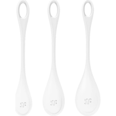Satisfyer Комплект от 3 топки за тазово дъно бели Satisfyer Yoni Power 1