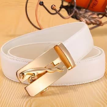 HARAHU Колан al-4029 - Бял / Златен kp4029 (al-4029)