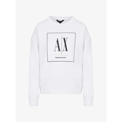 Giorgio Armani Блуза Armani Exchange Crewneck Sweatshirt - White