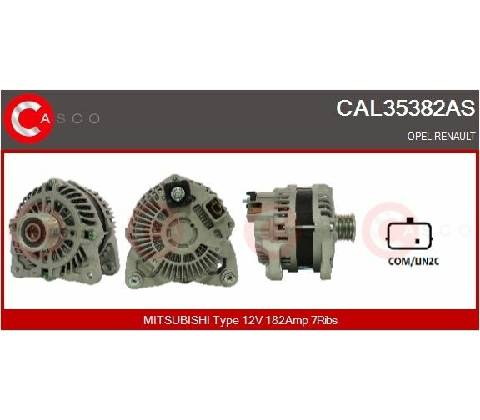 ALTERNATOR 12V 182A