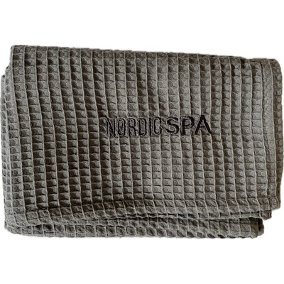 NordicSPA vaflový ručník 50 x 100 cm šedá