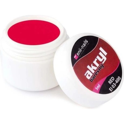 Enii Nails farebný akryl Red 5 ml