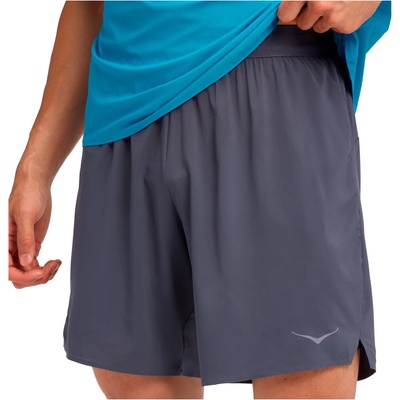 HOKA Мъжки шорти за бягане HOKA Glide 7'' Short 2In1 Running shorts - Charcoal Grey (012-4055-0213)