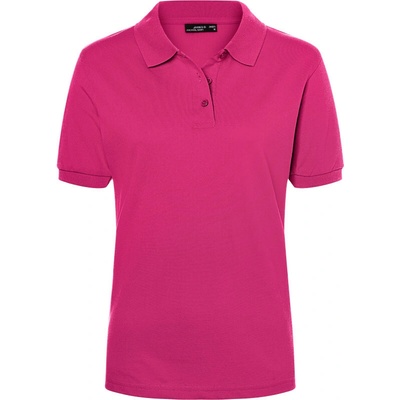 James & Nicholson Polokošile JN 71 krátký rukáv dámská COT-02007104801 Růžová