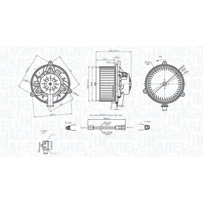 Vnitřní ventilátor MAGNETI MARELLI 069412742010