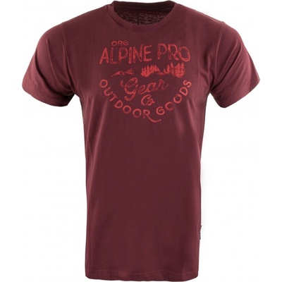 Alpine Pro triko LOKT MTSY837 VÍNOVÁ