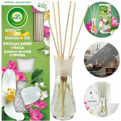 Air Wick Essential Oils Vonné tyčinky jazmínové kvety a frézia 25 ml