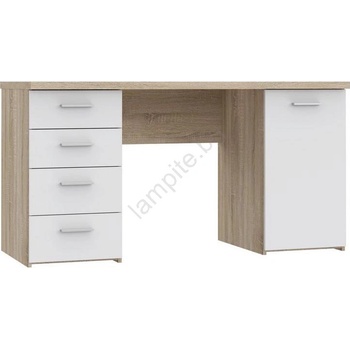 Forte Писменно бюро areno бяло/дъб сонома (fr0073)