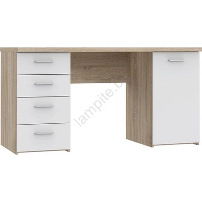 Forte Писменно бюро areno бяло/дъб сонома (fr0073)