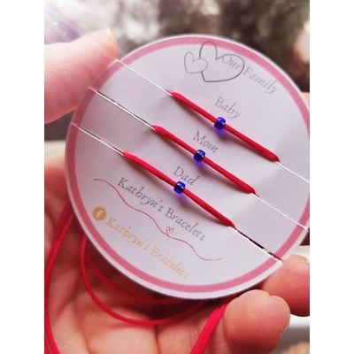 Червен конец Мама, Тати и Бебе