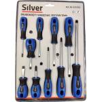 Silver Комплект отвертки плоски и кръстати 10 бр. 67481 (s11592)
