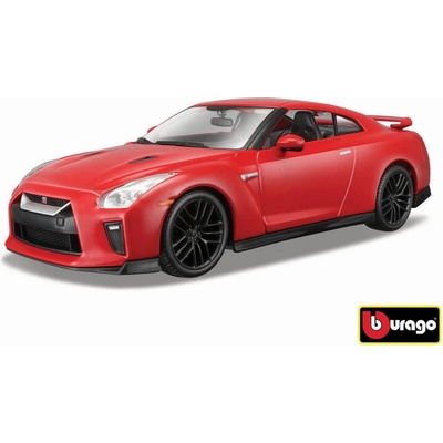 Bburago Plus Nissan GT R červená 1:24