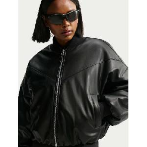 NIKE Яке w nk tf pleather bomber jkt