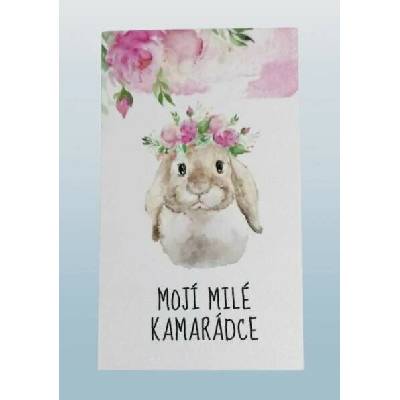 Dárková kartička - Mojí milé kamarádce