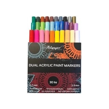 Artmagico Akrylový fix Dual se dvěma hroty