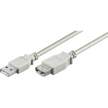 Oem usb-a 2.0 - Удължение на кабел за данни usb-a 2.0 m/f 0, 6 м бял xusbkab2aae06wh (xusbkab2aae06wh)