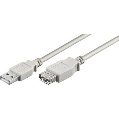 Oem usb-a 2.0 - Удължение на кабел за данни usb-a 2.0 m/f 0, 6 м бял xusbkab2aae06wh (xusbkab2aae06wh)
