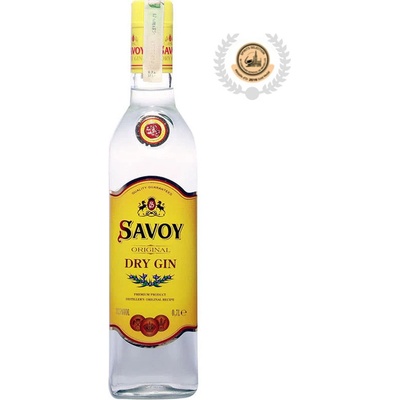 Savoy Dry Gin 37,5% 1 l (holá láhev)