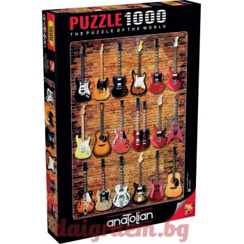 Image 1 of Anatolian Пъзел anatolian 1116 - 1000 части - Колекция от китари (p1116)