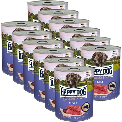 Happy Dog Büffel Pur Italy byvolie 12 x 800 g